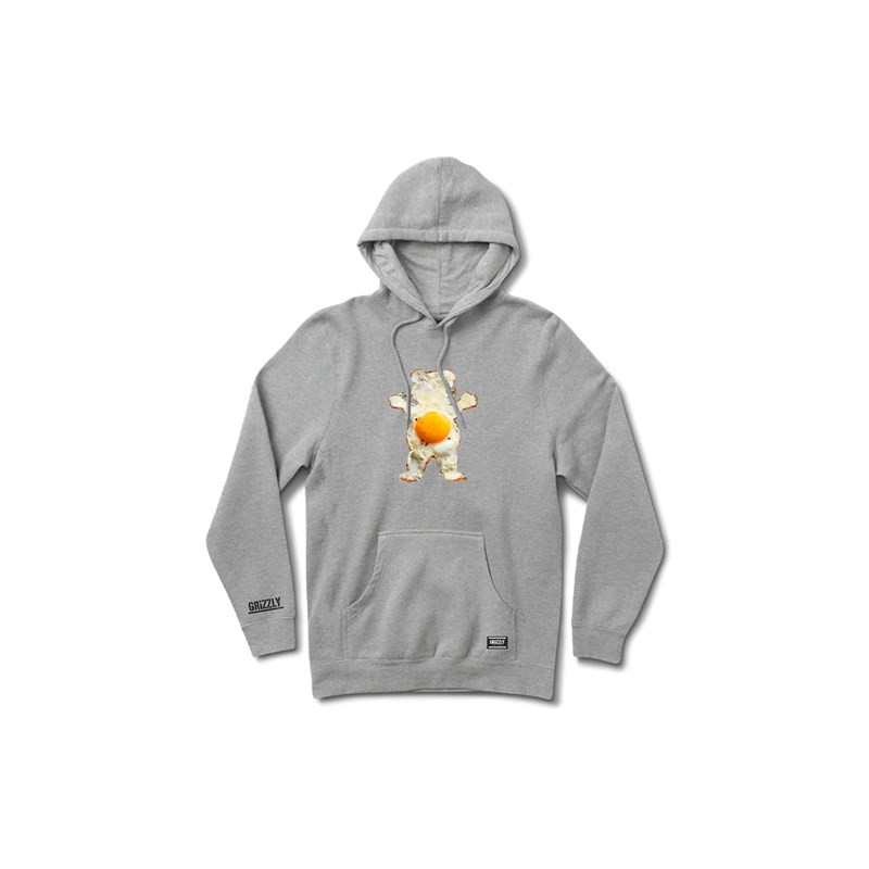 mikina GRIZZLY - Sunnyside Up Pullover Hoodie (HTHR)