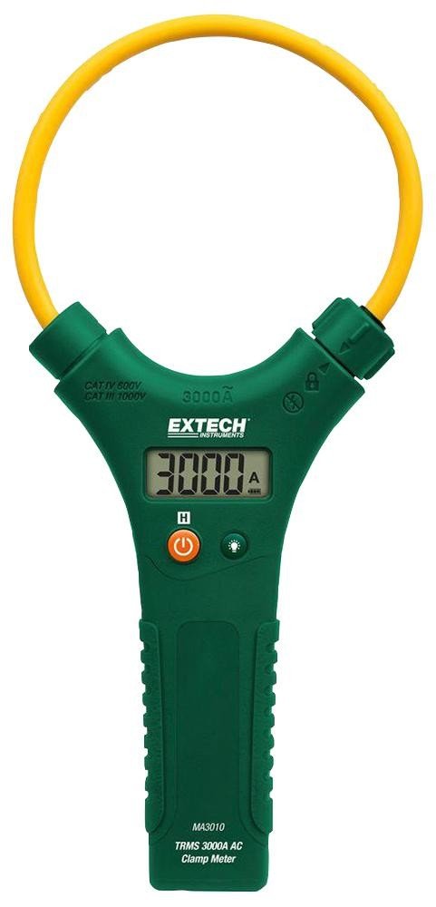 Extech Instruments Ma3010 Clamp Meter, Flexible, Trms, 10 In