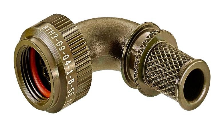 Te Connectivity Bth3-11-06-1-C-Se Backshell, Size 11, 90Deg, Alum Alloy