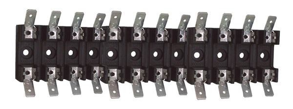 Eaton Electronics Bk/s-8202-1-R Fuse Block, 6.3 X 32Mm, Bolt In Mount