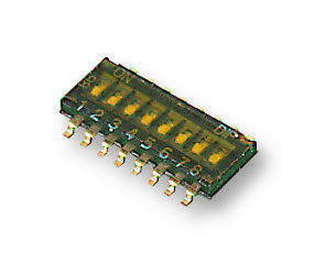 Multicomp Pro Mcdhn-08F-T-V Switch, Smd, 8 Way, Spst