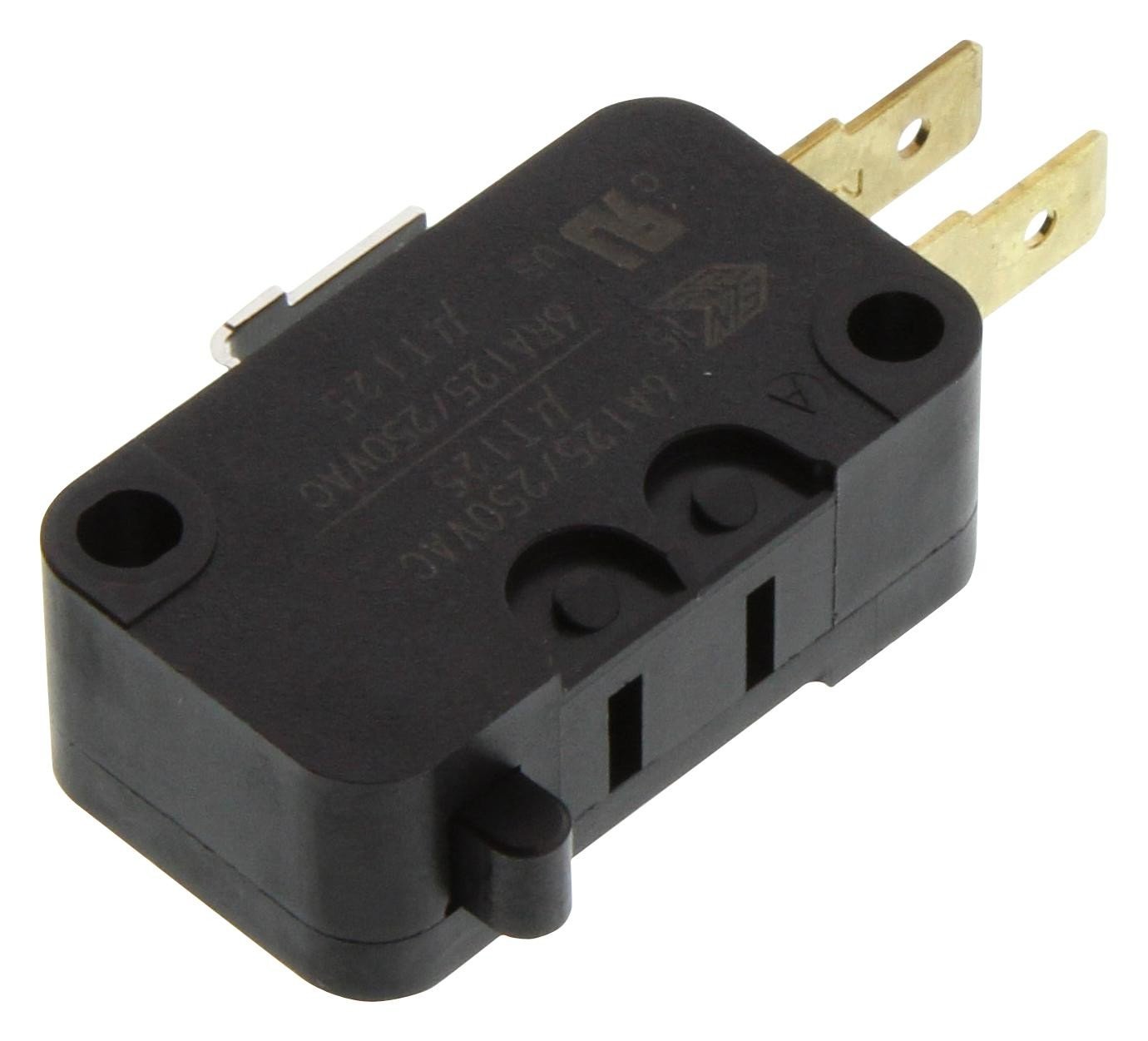 C&k Components Tf2Cfh8Sp0040C Microswitch, Spdt, Pin Plunger, 6A, 250V