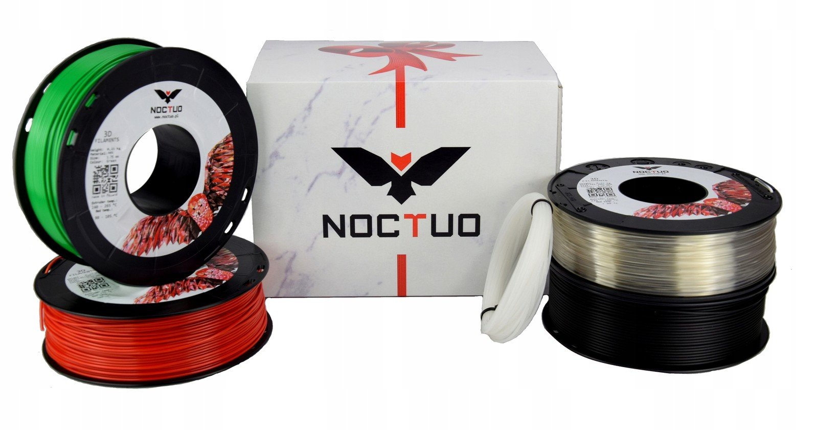 Filament Noctuo ABSolutny Box Abs 4ks x 0.25kg 1.75mm Sada na dárek