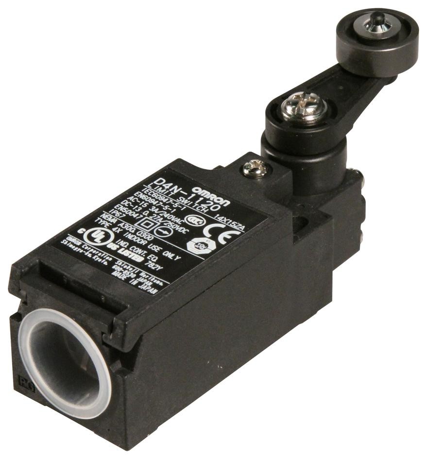 Omron D4N-1120 Limit Switch, Roller Lever