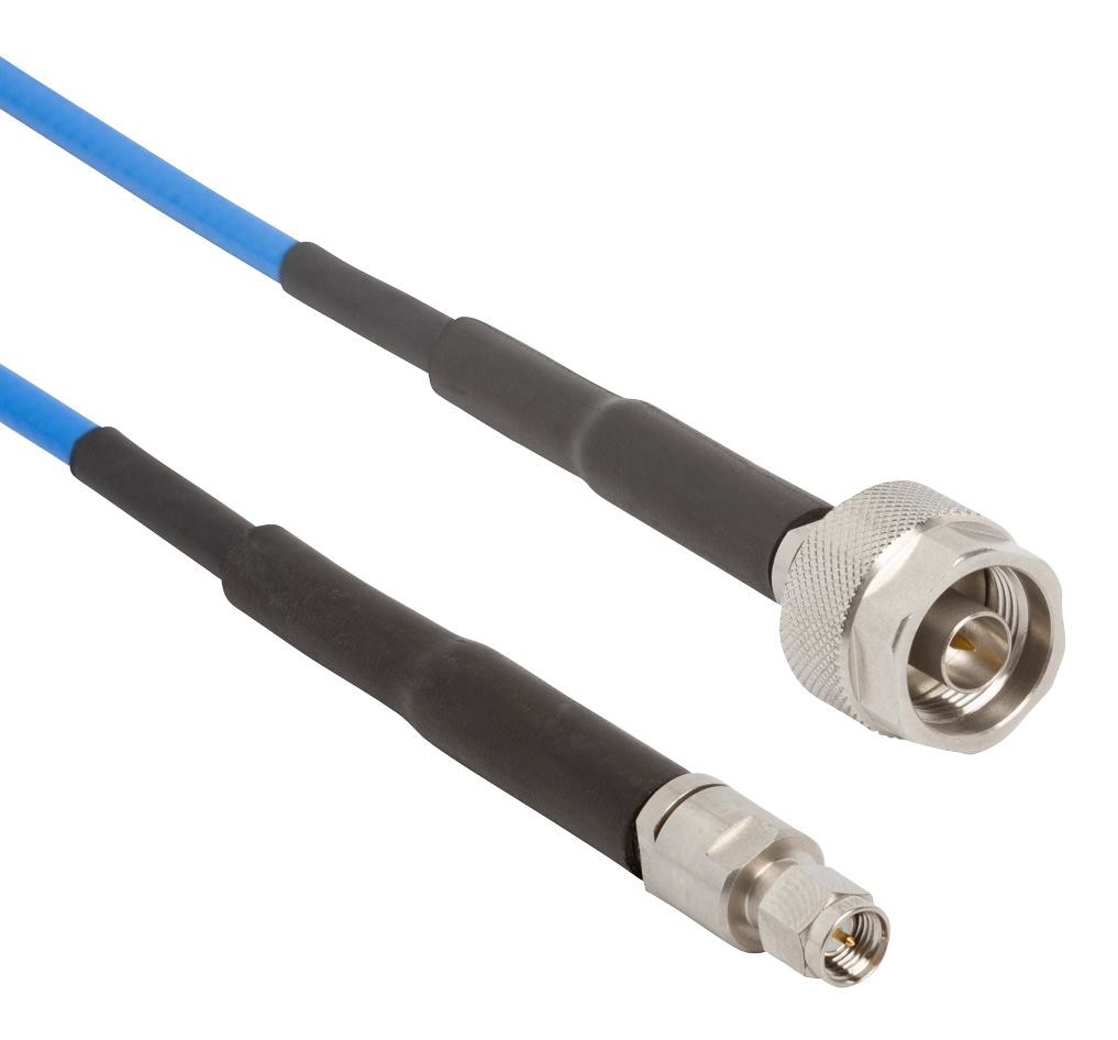 Amphenol Rf 095-909-168M100 Atc-Ps Test Cable Assembly, N-Type Straight Plug To Sma Straight Plug On Phase Stable 18Ghz Cable, 1 Meter