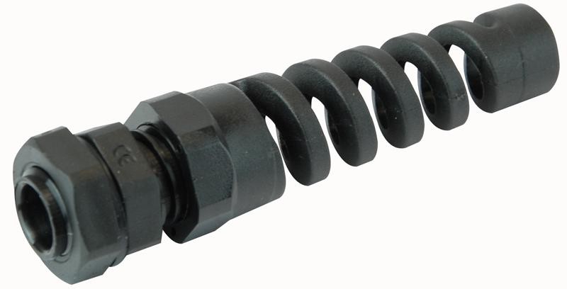Pro Power 0603Ag-12Sr Nylon Cable Gland+Strain Relief M12