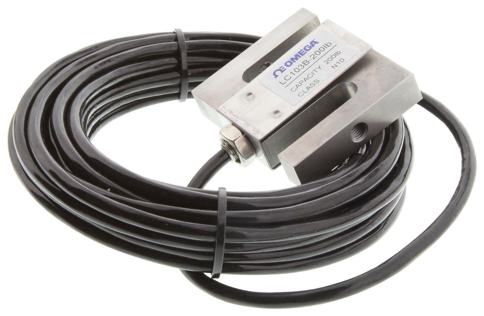 Omega Lc103B-200 S Beam Load Cell, 200Lb, 12Vdc