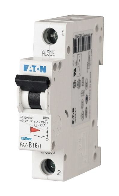 Eaton Moeller Faz-C8/1 Mcb, 8A, C-Type, Sp, 15Ka