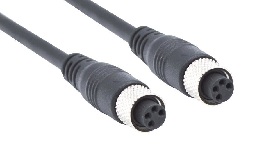 Norcomp Cca-000-M02R205 Sensor Cord, M8 Rcpt-M8 Rcpt, 2M