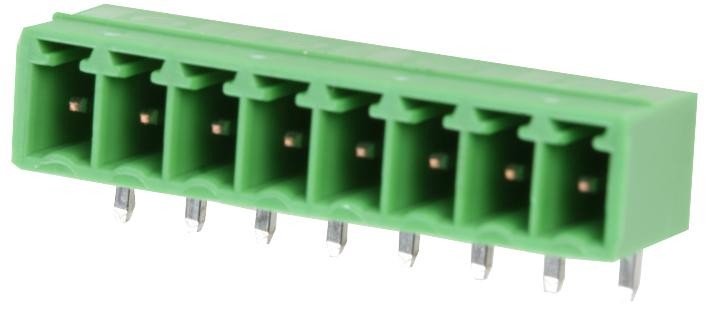 Camdenboss Ctb93He/8 Header, Side-Entry, 8Way, 3.81Mm