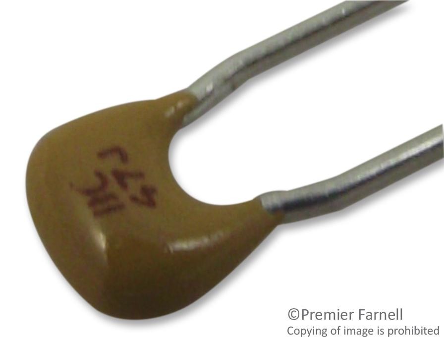 Vishay K470J15C0Gf53L2 Cap, 47Pf, 50V, 5%, C0G/np0