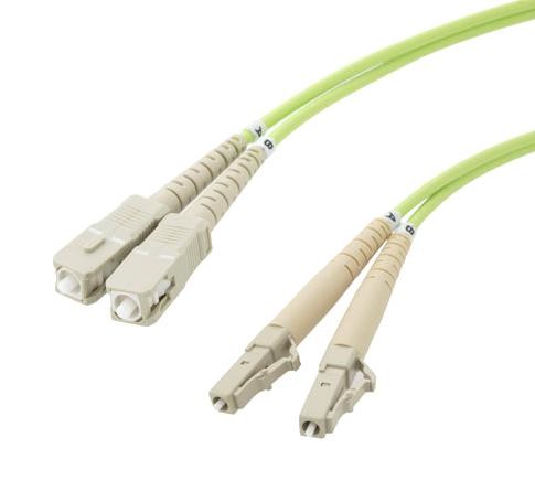 L-Com Fodsc-Lcom5-10 Fibre Cord, Sc Duplex-Lc Duplex, Mm, 10M