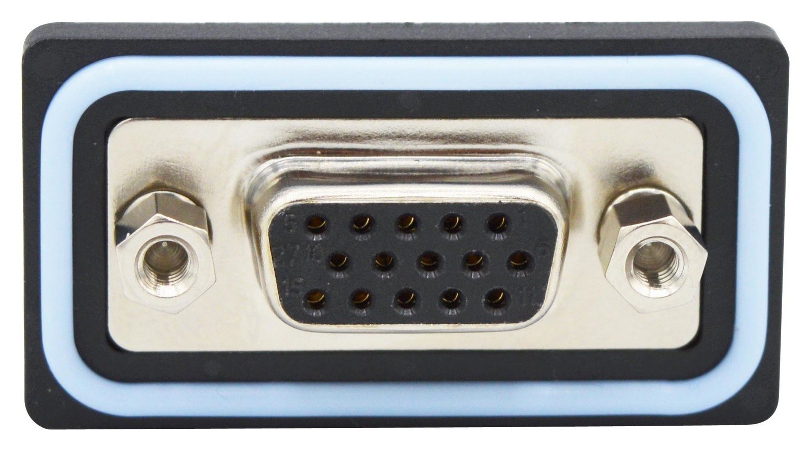 Norcomp Hdf-V15-213L051 Hd-D Sub Conn, Rcpt, De, 15Pos, Solder