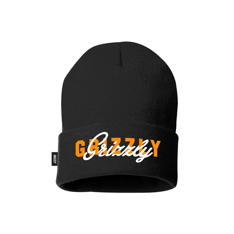 kulich GRIZZLY - No Substitute Beanie (BLK) velikost: OS