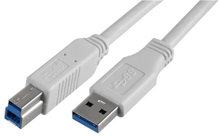 Pro Signal Psg91167 Lead, Usb3.0 A Male-B Male 2M White