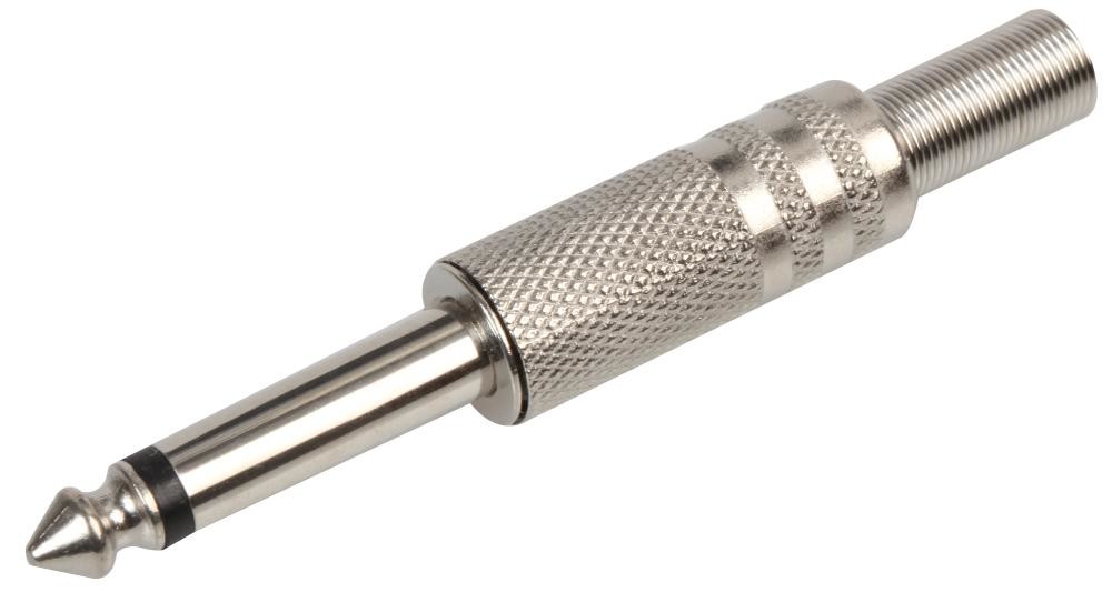 Pro Signal Psg08592 Plug, 6,35 Jack, Mono, Nickel