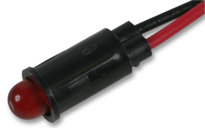 Dialight 559-2101-007F Led Indicator, He-Red