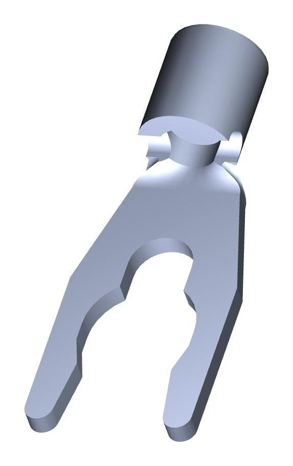 Amp - Te Connectivity 53831-2 Spade Terminal, 22Awg - 16Awg, #8