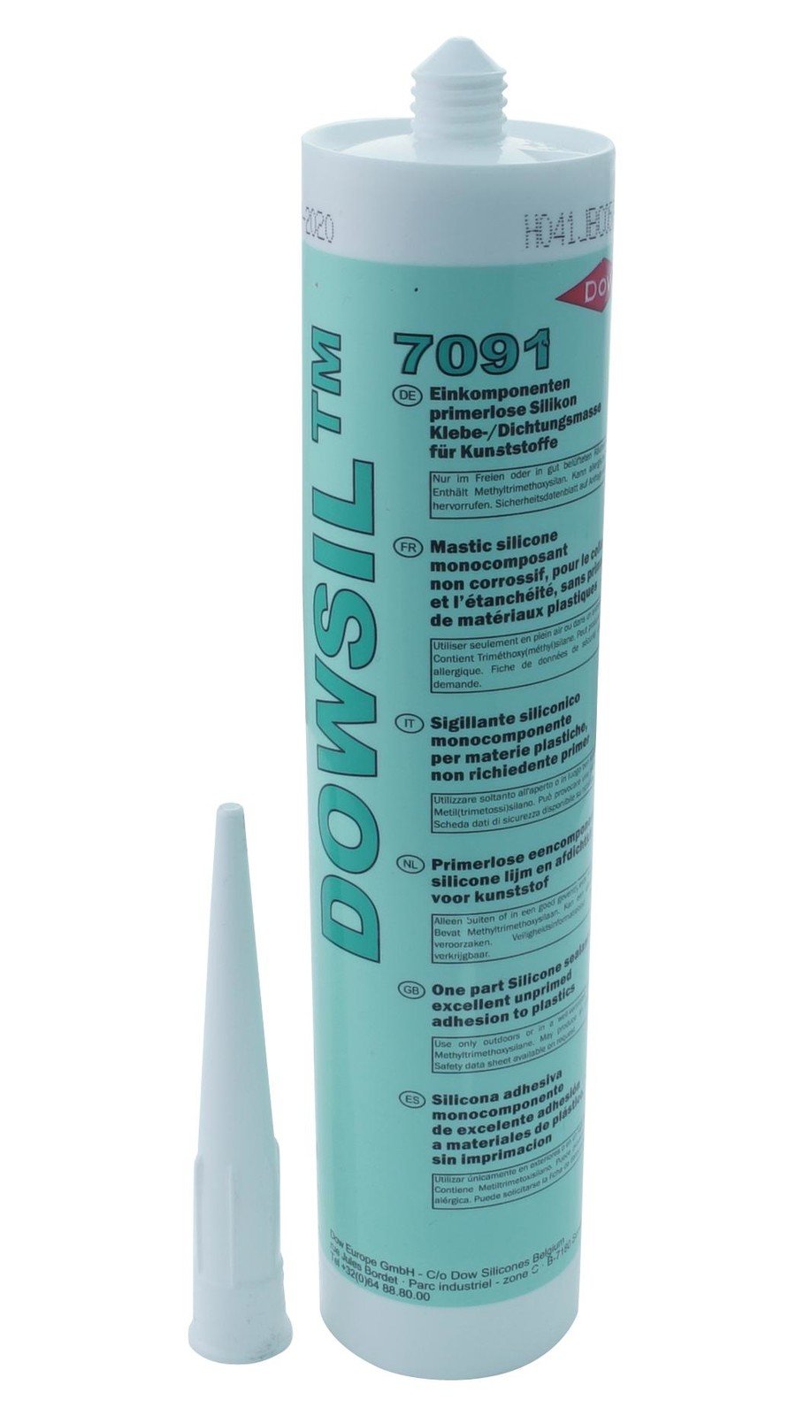 Dow 7091 White, 310Ml Silicone Elastomer Sealant, Crt, Wht