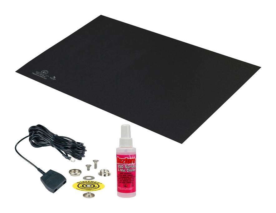 Desco 66426. Mat Kit, Rubber, Grey, 24