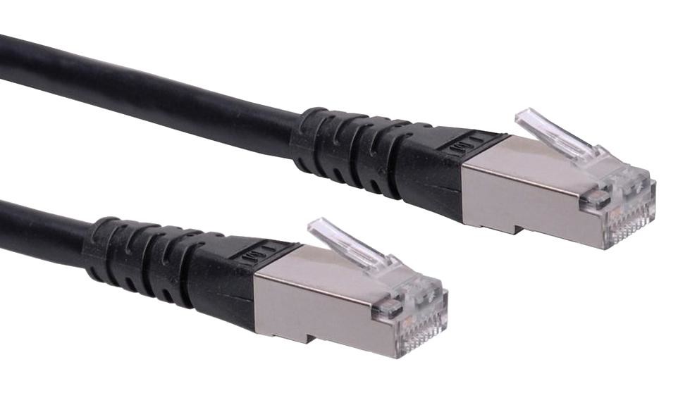 Roline 21.15.1405 Patch Cord, Rj45 Plug-Plug, 20M, Blk