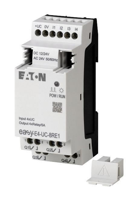Eaton Moeller Easy-E4-Uc-8Re1 Digital I/o Module, 4 I/o, 24Vdc/vac