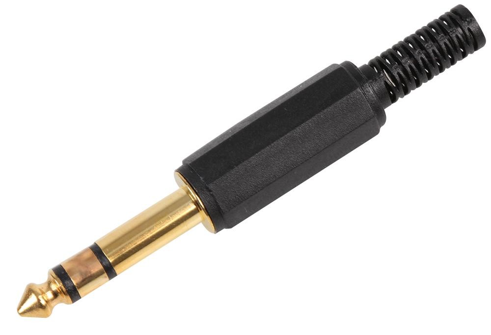 Pro Signal Psg08580 6.35Mm (1/4In) Jack Plug, 3P, Gold