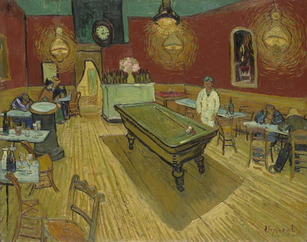 Vincent van Gogh Vincent van Gogh - Obrazová reprodukce The Night Cafe, 1888, (40 x 30 cm)