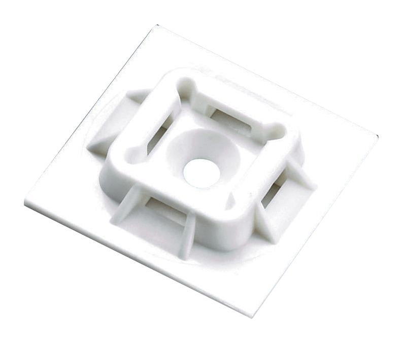 Panduit Abm100-At-C Cable Tie Mount, 25.4Mm, Pa66, White