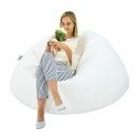 Sedací vak koule bílá EMI