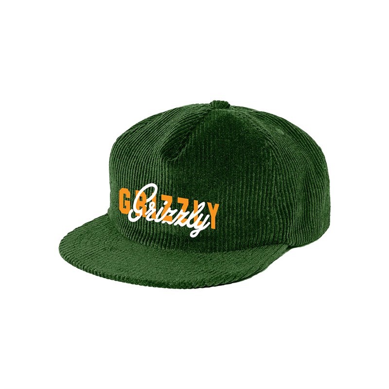 kšiltovka GRIZZLY - No Substitute Corduroy Strapback Hat (FGR) velikost: OS