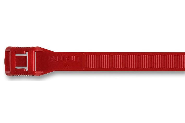 Panduit It9100-Cuv2 Cable Tie, Wide, Red, Pk100