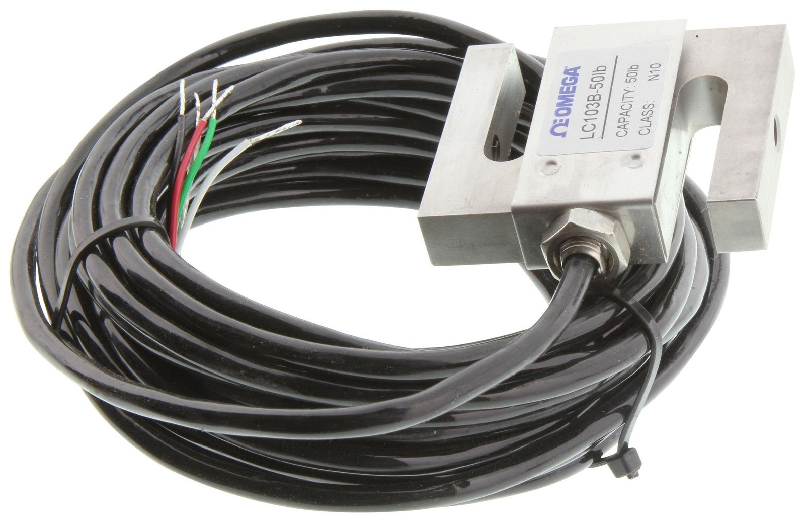 Omega Lc103B-50 S Beam Load Cell, 50Lb, 12Vdc