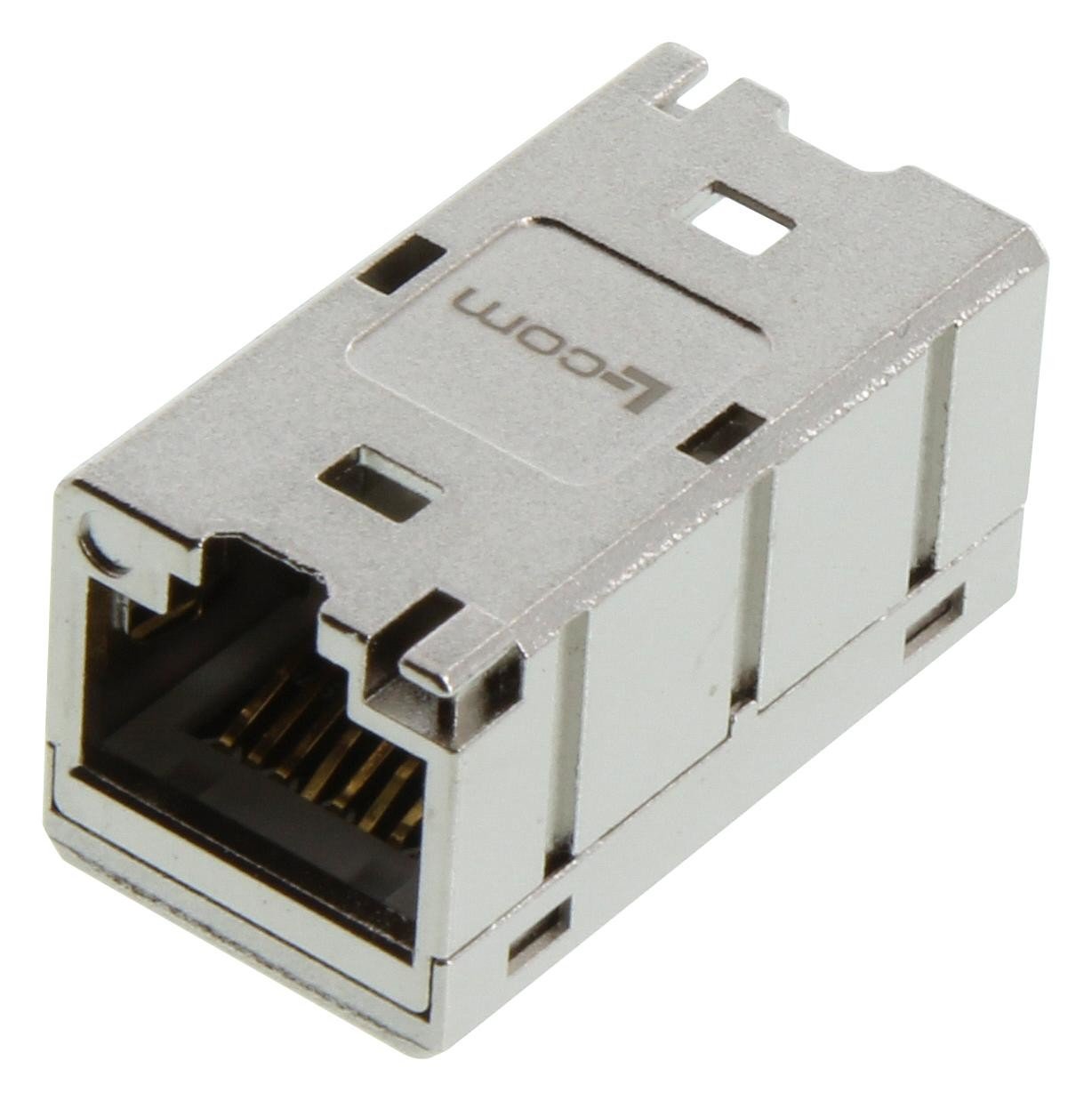 L-Com Tdg1026Ks-C6A-Dc Adapter, Rj45 8Pos Jack-Jack, Cat6A