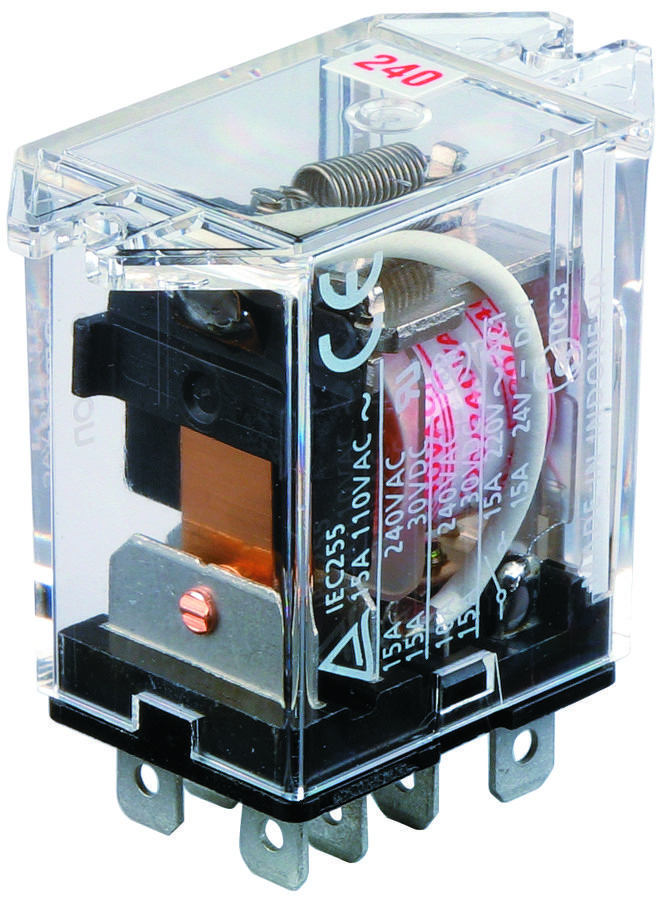 Omron Industrial Automation Ly1F-Dc24 Relay, Spdt, 240Vac, 30Vdc, 15A