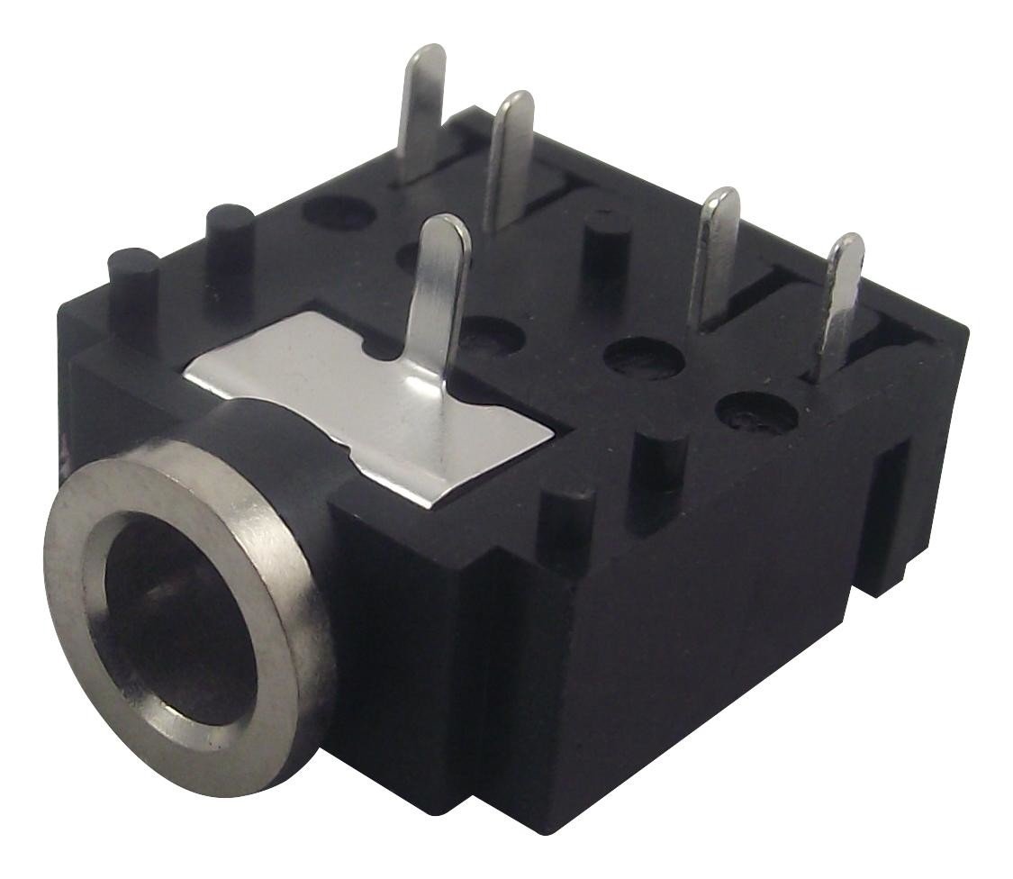 Switchcraft/conxall 35Rapc4Bhn2 Connector, Rca, Jack, 3.5Mm, Tht, 5Way