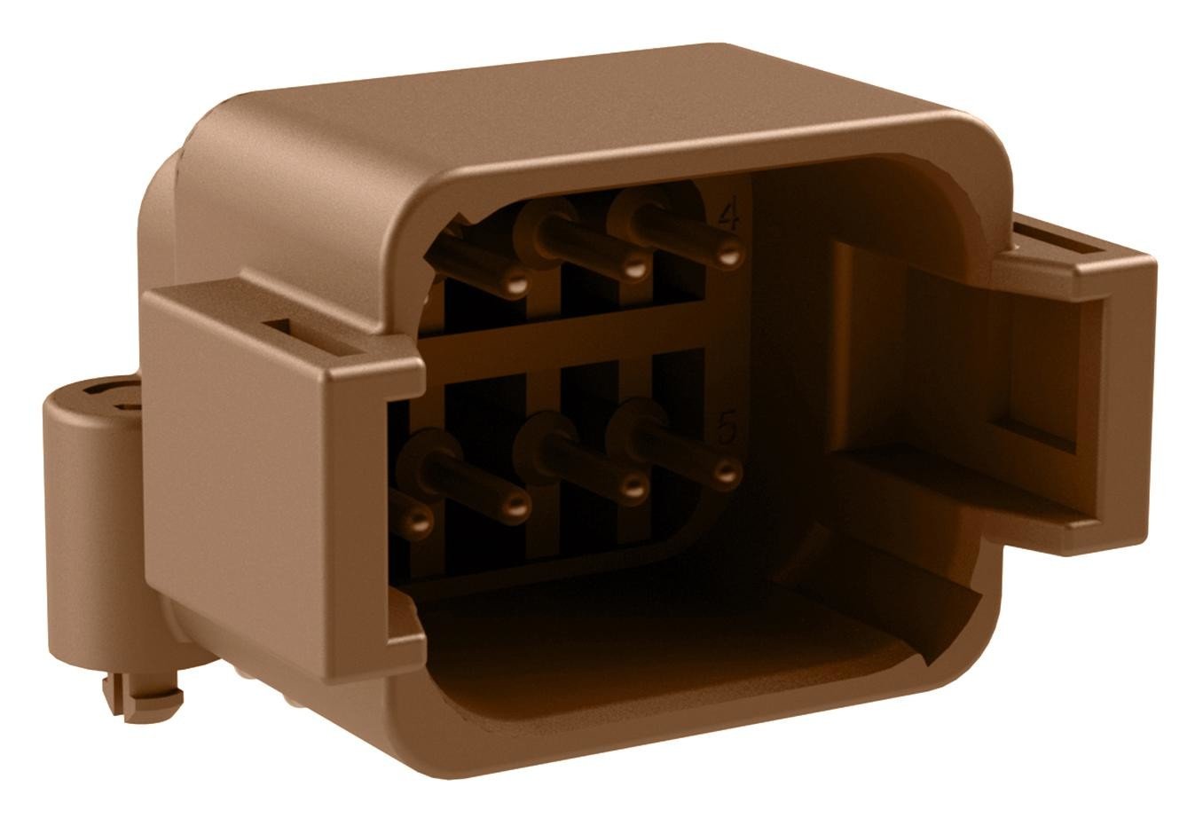 Amphenol Sine/tuchel Atf13-08Pd-Bm01. Automotive Conn, 8Pos, Rcpt, 13A, 250Vdc