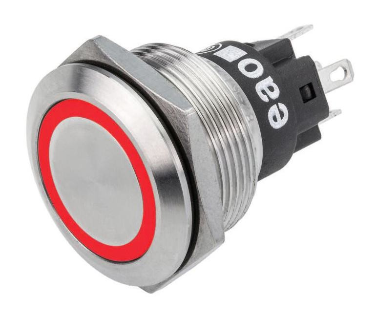 Eao 82-6651.2114 Anti Vandal Switch, Spdt, 1A/36Vac, Red