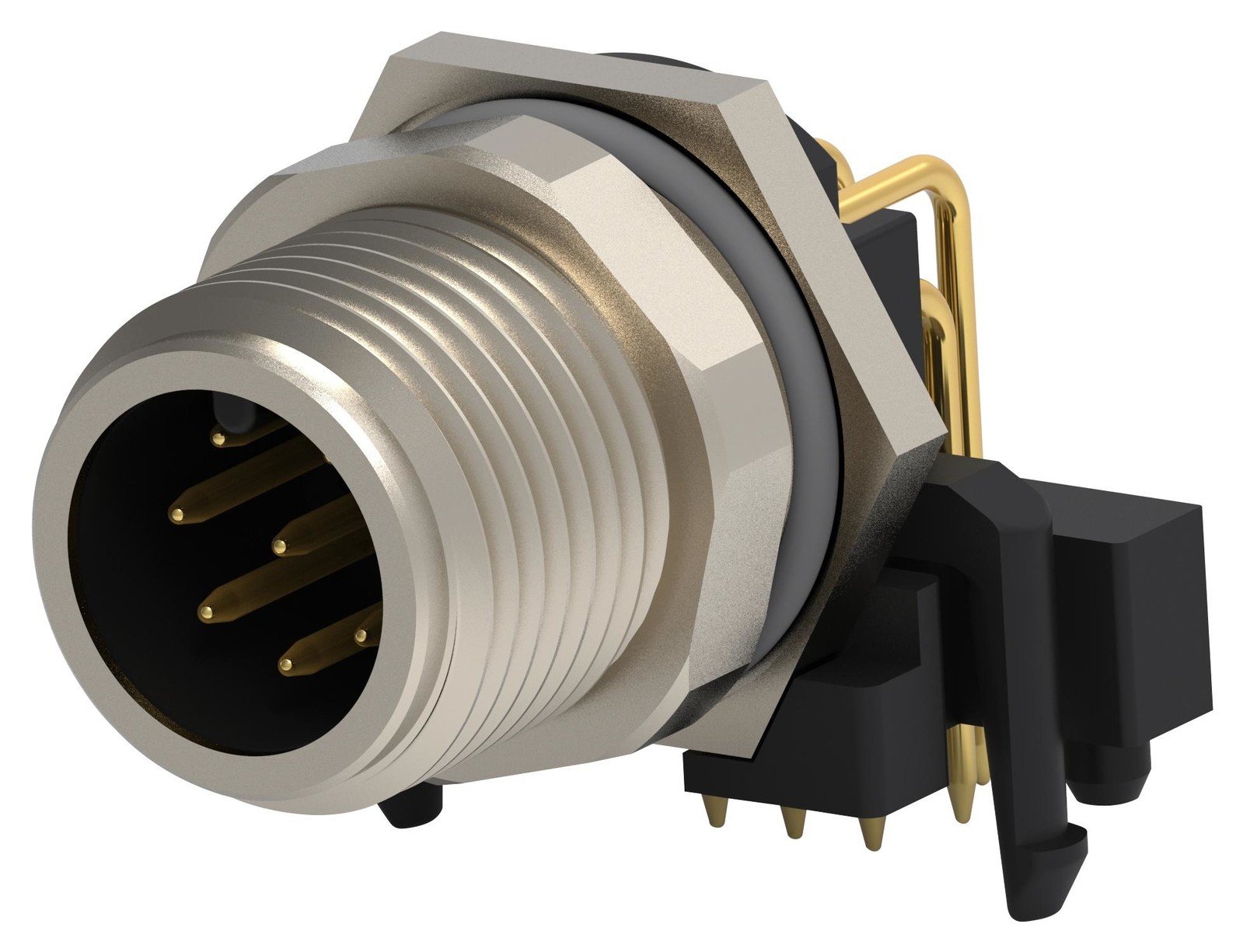 Te Connectivity T4144015081-000 Sensor Connector, 8Pos, Male, Panel