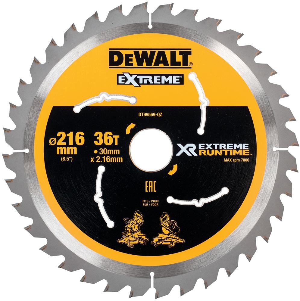 Dewalt Dt99569-Qz Xr Extreme Mitre Saw Blade 216X30Mm 36T