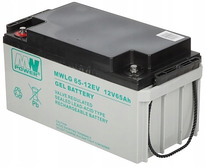 Gelová Baterie 12V/65AH-MWLG Mw Power