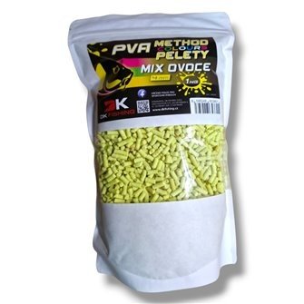 DK FISHING PVA method color ovoce 1kg-DK1005