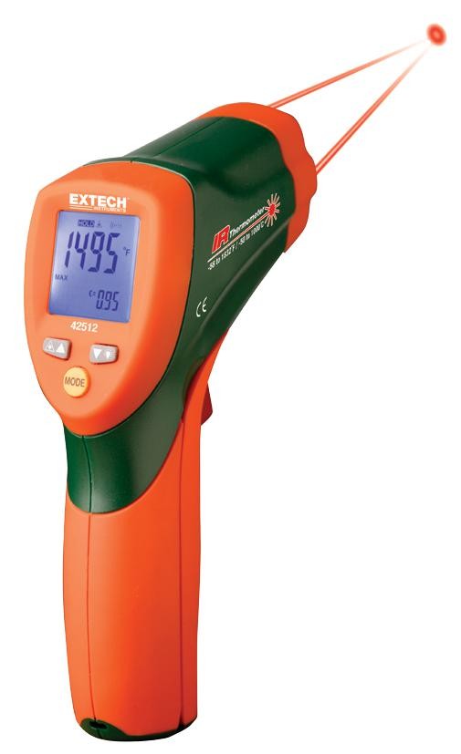 Extech Instruments 42512 Ir Thermometer 30:1 Dual Laser