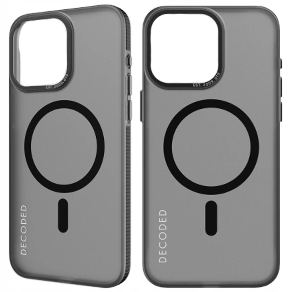 Decoded Pouzdro Case Pouzdro S Magsafe Pro Iphone 15 Pro Šedo-černé