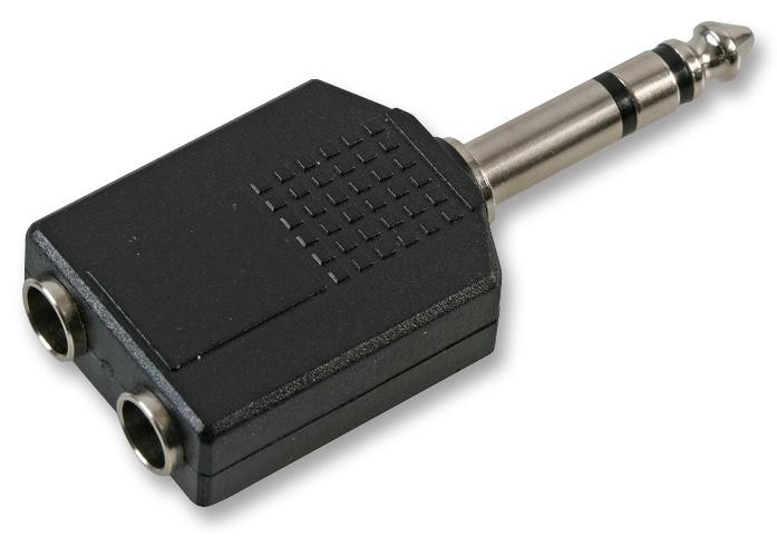 Pro Signal Psg02743 Jack Adaptor, 2X Mono St To 1/4 St