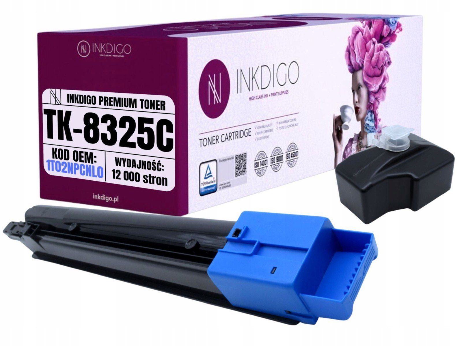 Toner do tiskáren Kyocera TASKalfa 2551 ci náhradní TK8325C