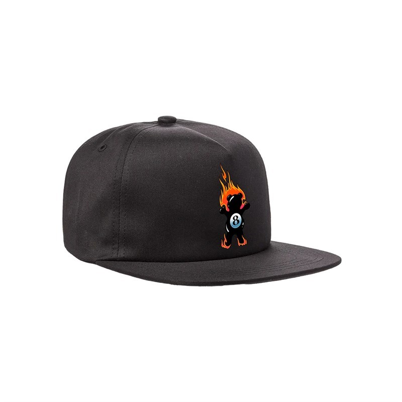 kšiltovka GRIZZLY - Behind The 8Ball Snapback Hat (BLK) velikost: OS