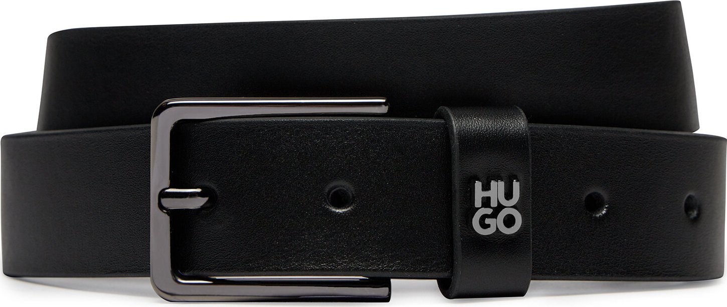Pánský pásek Hugo Gael 50512737 Black 001