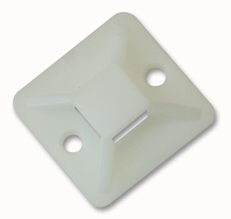 Pro Power Ppw00034 Cable Tie Base 28X28X5Mm Nat 10/pack