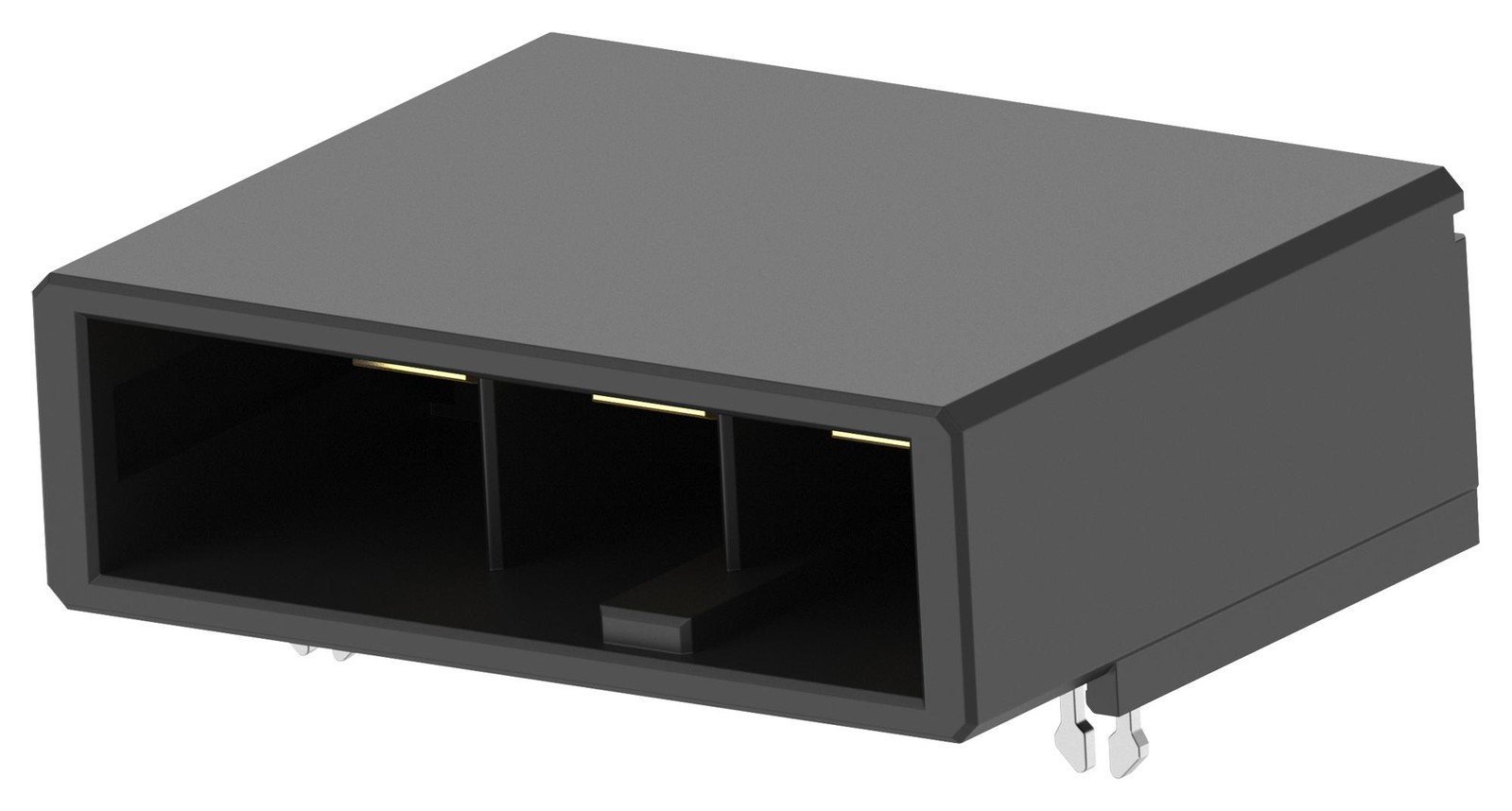 Amp - Te Connectivity 1-353081-2 Wtb Conn, R/a Header, 3Pos, 1Row/10.16Mm